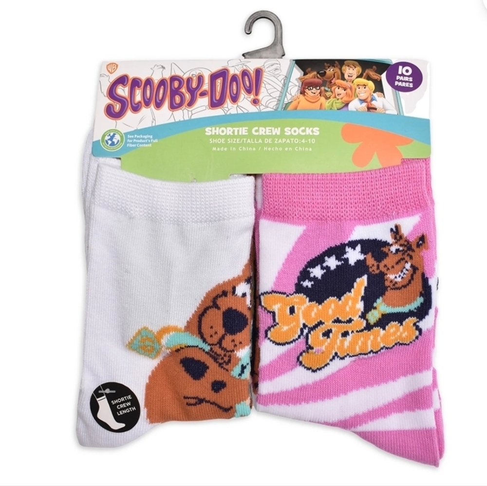 Scooby-Doo Shortie Crew Socks Set